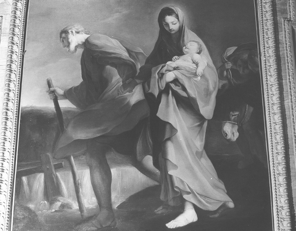 fuga in Egitto (dipinto) by Maratta Carlo (sec. XVII)